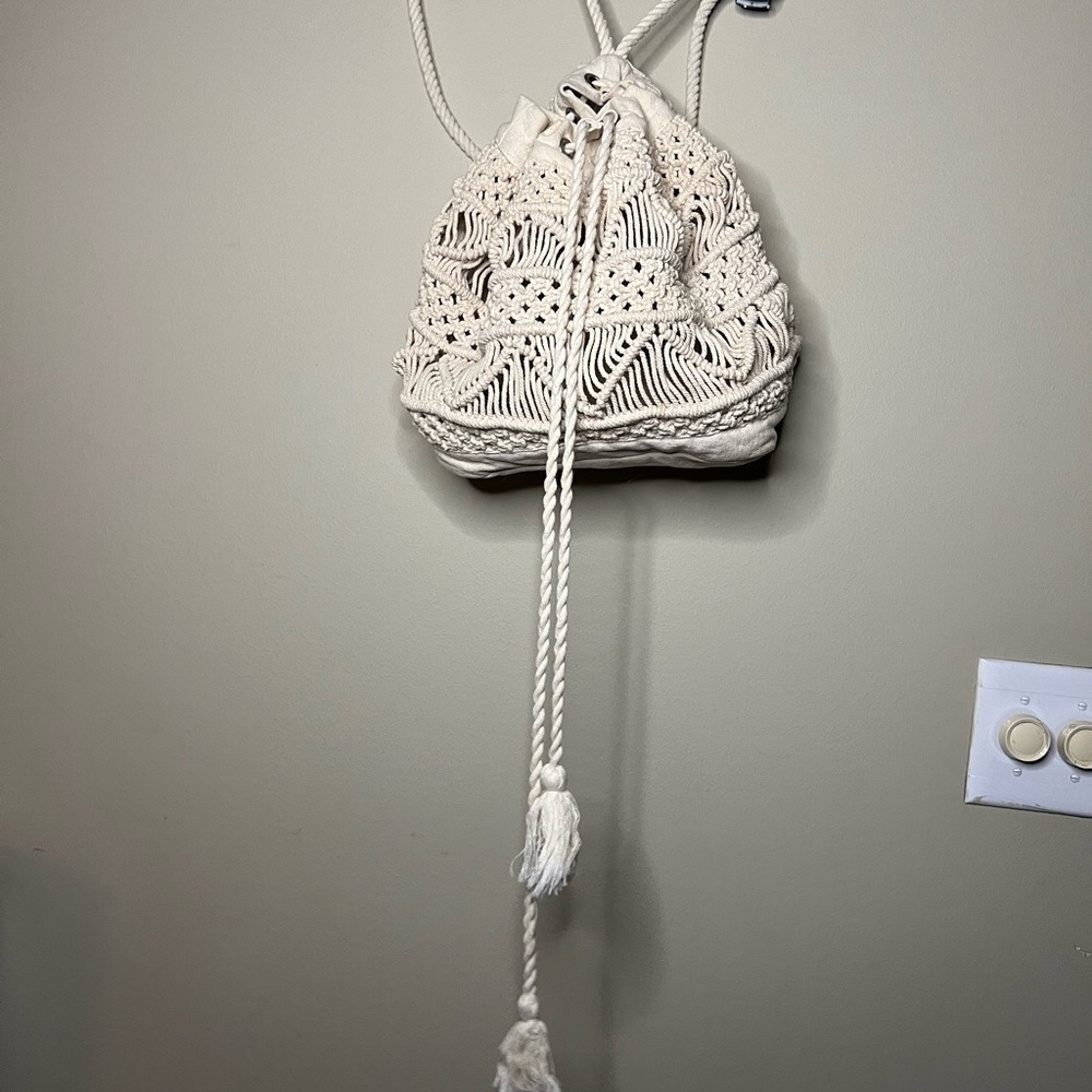 Macrame backpack - image 2